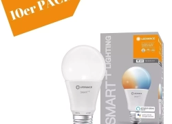 10er-Pack Ledvance LED Smart Lampe E27 dimmbar 9W Glühbirne 2700-6500K Leuchtmittel für 19,99€ inkl. Versand!