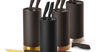 Echtwerk Küchenmesser Set 4tlg Messerblock 6 cm – 9,5cm -13cm für 14,99€ inkl. Versand!