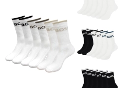 6 Paar BOSS Herren Socken Sportsocken QS Stripe CC Crew Socks für 24,99€ inkl. Versand!