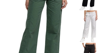 Tazzio Stoffhose Straight Fit Damen Stretch Chino Cargo für 19,92€ inkl. Versand!