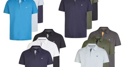 Tom Tailor 3er Set-Pack Herren Poloshirt Kurzarm Baumwolle Regular Fit für 49,99€ inkl. Versand!