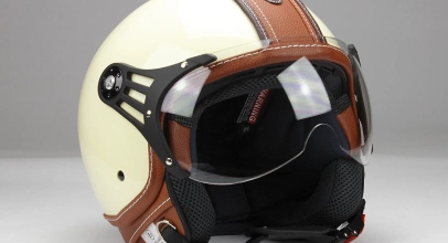 Jethelm, Motorradhelm, Rollerhelm, Beige Glanz, Matt-Schwarz, S-XL, ECE R 22-06 für 48,55€ inkl. Versand!