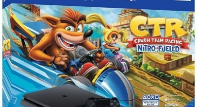 Sony Playstation 4 slim 500GB schwarz + Crash Team Racing für 255,-€ inkl. Versand