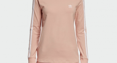adidas Originals 3-Streifen Longsleeve Damen Shirts rosa für 19,97€ inkl. Versand