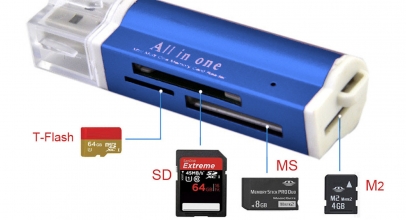 Kartenlesegerät Kartenleser Card Reader Micro SD MMC M2 USB Stick für 3,99€ inkl. Versand