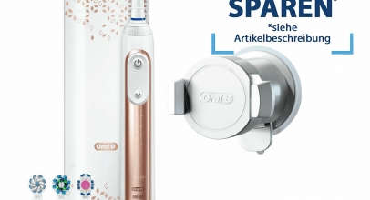 BRAUN Oral-B Genius 9000N Rosegold elektrische Zahnbürste + 30,-€ CASHBACK für 79,90€ inkl. Versand