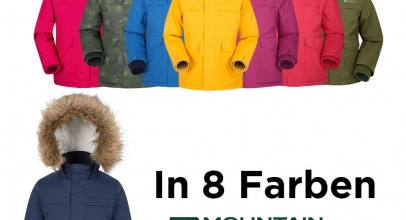 Mountain Warehouse Samuel Kinder Parka Wasserabweisende Jacke für 28,79€ inkl. Versand!