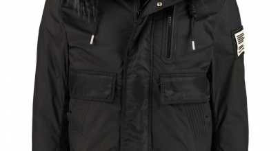 Diesel Herren Jacke “W-Burkisk” Bomberjacke Schwarz mit Kapuze für 169,90€ inkl. Versand!