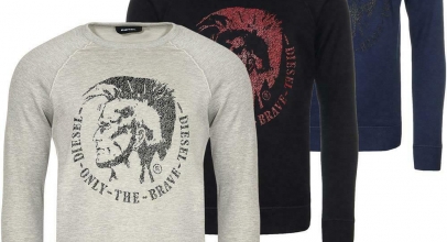 DIESEL S-Orestes-New Herren Sweatshirt Sweater  für 44,99€ inkl. Versand!