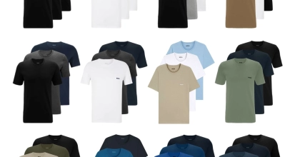 3er Pack BOSS Herren Classic T-Shirts kurzarm Pure Cotton C-Neck V-Neck für 34,99€ inkl. Versand!