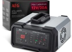 Batterieladegerät AEG CW20 Auto Kfz Intelligentes vollautomatisches Ladegerät für 84,60€ inkl. Versand!