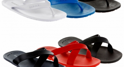 DIESEL Herren Sandalen Flip Flops Badelatschen für 15,29€ inkl. Versand
