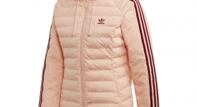 adidas Originals Monogram Slim Damen Jacke rosa für 54,95€ inkl. Versand!