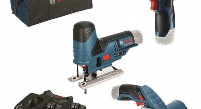 Bosch 12 V Akku Set GSR 12 V-35, GST 12 V-70, GKS 12 V-26, 2 x Akku 3 Ah + Tasche für 329,95€ inkl. Versand!