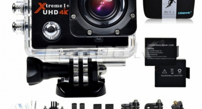 Campark ACT74 Action Sports Kamera WiFi FHD 4K 16MP 170° wasserdicht Helmkamera für 33,99€ inkl. Versand