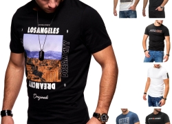 Jack & Jones Herren Print Kurzarmshirt Sleeve Streetwear für 8,99€ inkl. Versand!