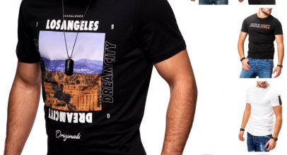 Jack & Jones Herren Print Kurzarmshirt Sleeve Streetwear für 8,99€ inkl. Versand!