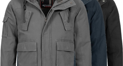 A. Salvarini warme Herren Designer Winter Jacke Teddyfell gefüttert für 41,23€ inkl. Versand!