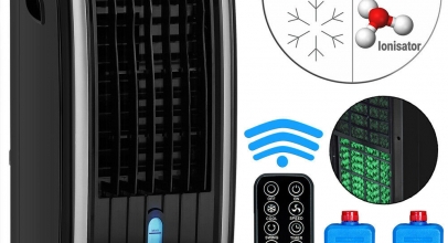 Klimaanlage 4-in-1 Luftkühler Mobil Ventilator Ionisator 3 Stufen mit LED für 79,95€ inkl. Versand