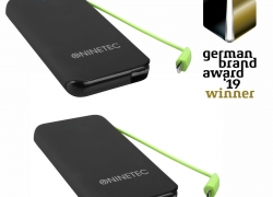 NINETEC NT-610 PowerBank 10.000mAh integriertes Lightning Micro-USB TypeC Kabel für 11,99€ inkl. Versand!