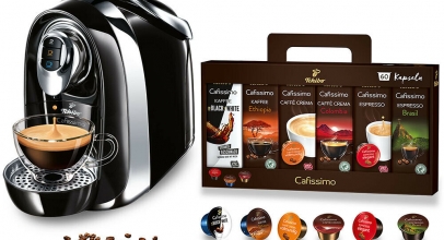 Tchibo Cafissimo PURE Kapselmaschine schwarz + 60 Kapseln für 32,77€ inkl. Versand