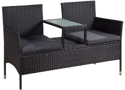 ArtLife Polyrattan Gartenmöbel Sitzbank mit Tisch für 89,95€ inkl. Versand!