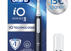 Oral-B Zahnbürste iO 3 Matt Black – Elektrische Zahnbürste – schwarz für 53,99€ inkl. Versand!