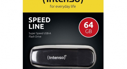 Intenso USB Stick 64GB Speicherstick Speed Line schwarz USB 3.2 für 5,55€ inkl. Versand!