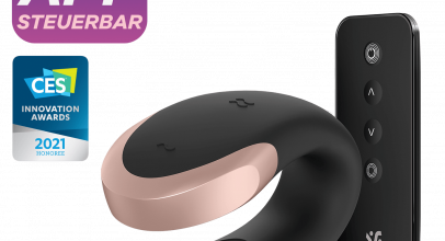 Satisfyer Luxus Paarvibrator ‘Double Love Connect App’ mit App (8,6cm) für 21,99€ inkl. Versand!