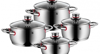 WMF Topfserie QUALITY ONE Topfset 4 teilig COOL+ Griffe für 184,95€ inkl. Versand!