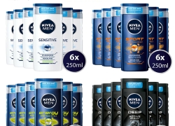 6 x 250ml NIVEA MEN Pflegedusche – Duschgel Shower Gel für je 9,99€ inkl. Versand!