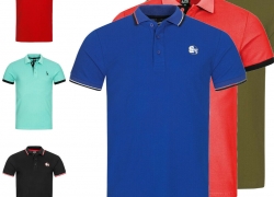 Herren T-Shirt Poloshirt Kurzarm Printshirt für 14,90€ inkl. Versand!