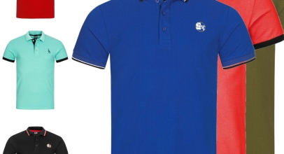 Herren T-Shirt Poloshirt Kurzarm Printshirt für 14,90€ inkl. Versand!