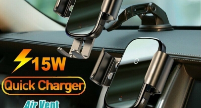 Baseus 15W Qi Auto Wireless Charger Handy Halterung für 17,99€ inkl. Versand!