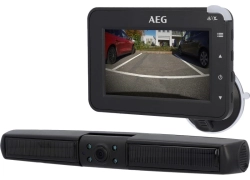 Rückfahrkamera Solar AEG mit Farbmonitor RV4.3 kabellos 110° Einparkhilfe für 79,99€ inkl. Versand!