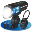 Fahrradbeleuchtung FISCHER LED Frontlicht 100Lux mit Fernlicht +80 Lux Akku für 44,43€ inkl. Versand!