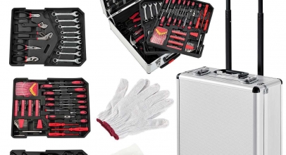 XXL Werkzeugkoffer 1001 tlg. Werkzeug Trolley Set für 59,95€ inkl. Versand!