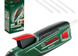 Bosch Akku Heißklebepistole GluePen + 4x Klebesticks und Micro-USB-Ladegerät für 22,90€ inkl. Versand!