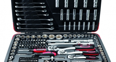 KRAFTMANN Steckschlüssel-Satz 216-teilig 1/4″ 3/8″ 1/2″ Werkzeugkoffer Ratschen für 92,50€ inkl. Versand!