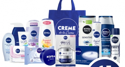 NIVEA 15tlg. Sommerset Creme, Seife, Deo, Shampoo, Feuchttücher, Duschgel mit Tasche für 29,99€ inkl. Versand!