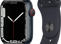 Apple Watch 7 LTE Aluminium 45mm Midnight A2478 Black Silicon Band – Smartwatch für 269,91€ inkl. Versand!