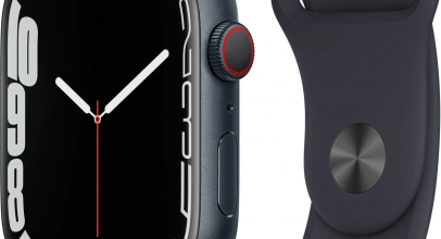 Apple Watch 7 LTE Aluminium 45mm Midnight A2478 Black Silicon Band – Smartwatch für 269,91€ inkl. Versand!