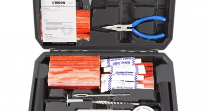 Auto Reifenreparatur Set PKW Pannenset 78-Teile Vulkanisier-Flickzeug + Zange für 17,99€ inkl. Versand!