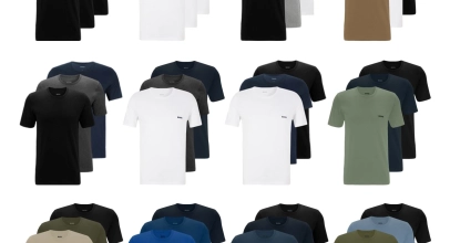 3er Pack BOSS Herren Classic T-Shirts kurzarm Pure Cotton C-Neck V-Neck für 34,99€ inkl. Versand!