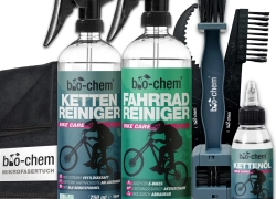 bio-chem Fahrradpflege Set 7-tlg – Reiniger, Entfetter, Kettenöl & Zubehör für 29,99€ inkl. Versand!