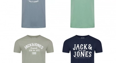 Jack & Jones JJLINO T-Shirt 4er Pack Rundhals Shirt Regular Print Baumwolle für 31,99€ inkl. Versand!