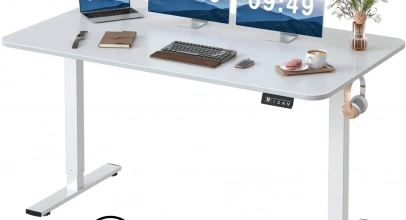 Höhenverstellbarer Schreibtisch Elektrischer mit Tischplatte mit Memory Funktion für 69,59€ inkl.  Versand!