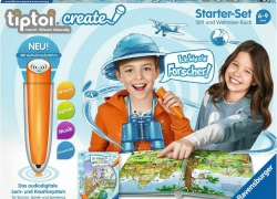 RAVENSBURGER tiptoi® CREATE StarterSet Stift und Weltreise-Buch Hybrid Lernspiel für 39,99€ inkl. Versand