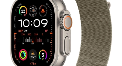 Apple Watch Ultra 2 Titan 49mm A2986 passendes Olive Alpine Loop M für 431,10€ inkl. Versand!