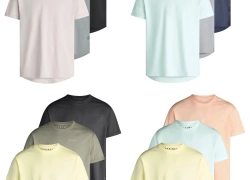 DENIMFY 3er Pack Herren T-Shirt Baumwolle Regular Fit DFDiego Logo Stick Rundhals für 29,99€ inkl. Versand!